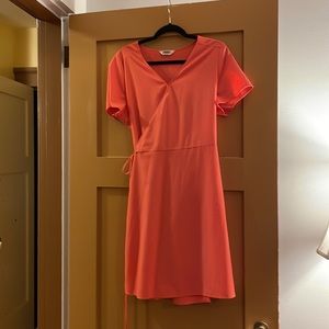 Mountain Khakis Women's Mountain Rose Wrap Dress - Melon